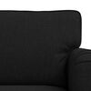 vidaXL Sofa 2 pcs Crna 162 x 80 x 85 cm tkanina