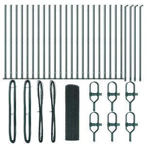 vidaXL Stup za ogradu Zelena