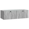 vidaXL TV ormar za zid Siva sonoma 99 x 41 x 30 cm Konstruirano drvo