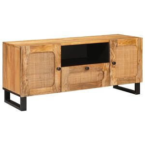 vidaXL TV ormar Smeđa 105 x 33 x 46 cm Čvrsto drvo manga