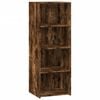 vidaXL Visoka komoda boja dimljenog hrasta 45x41x124 cm