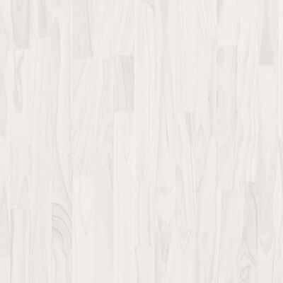 vidaXL Visoki ormarić bijeli 100 x 30 x 210 cm od masivne borovine