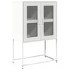 vidaXL Visoka ploča bijela 68x39x107 cm čelik