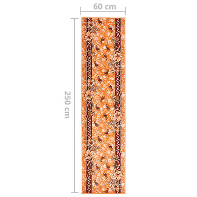 vidaXL Tepih-staza BCF boja cigle 60 x 250 cm
