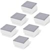 vidaXL LED podna svjetla 6 kom 100 x 100 x 68 mm