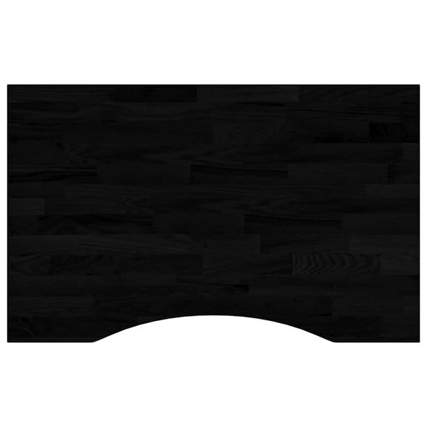 vidaXL Ploča za radni stol tamnosmeđa 80x50x2,5 cm drveni pravokutni