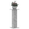 vidaXL Stalci za biljke 2 kom siva boja betona 30x30x80 cm drveni