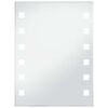 vidaXL Kupaonsko LED zidno ogledalo 60 x 80 cm