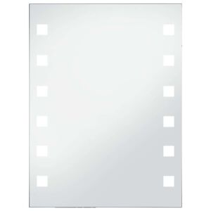 vidaXL Kupaonsko LED zidno ogledalo 60 x 80 cm