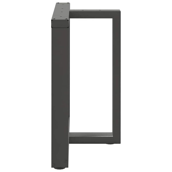 vidaXL Noge za blagovaonski stol T-oblika 2 kom antracit 70x35x(72-73) cm čelik