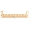 vidaXL Okvir za dječji krevet s ladicama 90x200 cm od masivne borovine