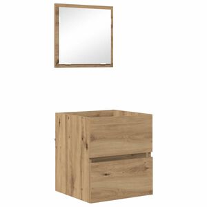 vidaXL Kupaonski ormar Umjetnički hrast 41 x 38,5 x 45 cm