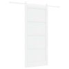 vidaXL Klizna vrata 93 x 211 cm Konstruirano drvo Bijela