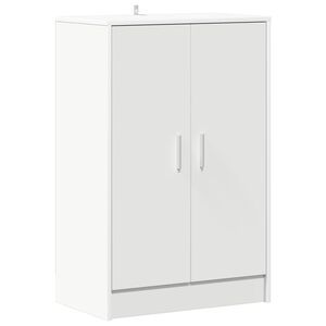 vidaXL Ormarić za cipele bijeli 60 x 35 x 92 cm konstruirano drvo