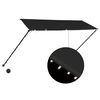 vidaXL Tenda na uvlačenje s LED svjetlima 300 x 150 cm antracit