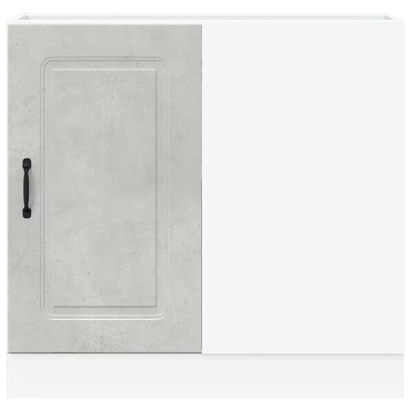 vidaXL Donji kuhinjski ormarić Kalmar boja betona konstruirano drvo