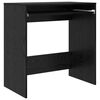 vidaXL Stol Crni hrast Konstruirano drvo 77.5 x 43 x 79 cm