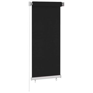 vidaXL Vanjska rolo zavjesa 65 (&Scaron;) x 140 (V) cm Crna