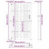 vidaXL Vrtna vrata Crna 85 x 180 cm Čelik s prahom premazan
