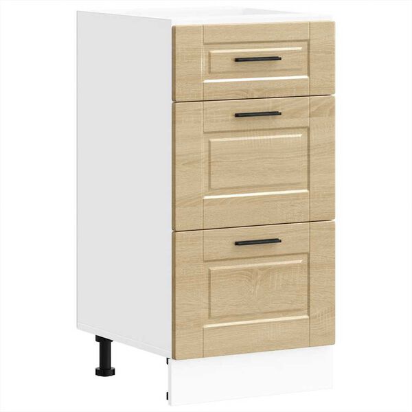 vidaXL Donji kuhinjski ormarić Porto boja hrasta konstruirano drvo