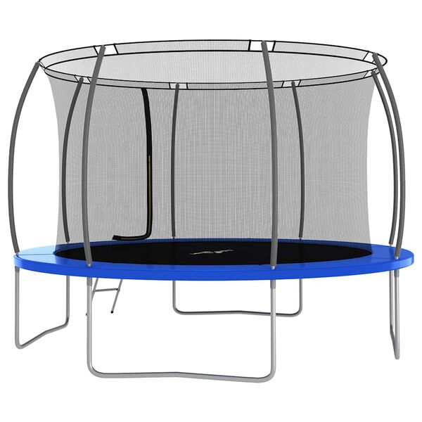 vidaXL Set trampolina okrugli 366 x 80 cm 150 kg