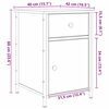 vidaXL Noćni ormar Staro drvo 40 x 42 x 60 cm Konstruirano drvo