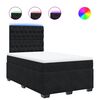 vidaXL Krevet box spring s madracem crni 120 x 190 cm bar&scaron;unasti