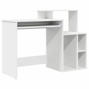 vidaXL Stol Bijelo 120,5 x 44 x 88,5 cm Konstruirano drvo