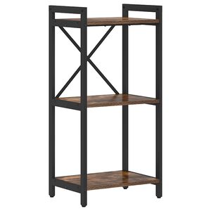vidaXL Polica 40 x 30 x 85 cm Konstruirano drvo Dimljeni hrast