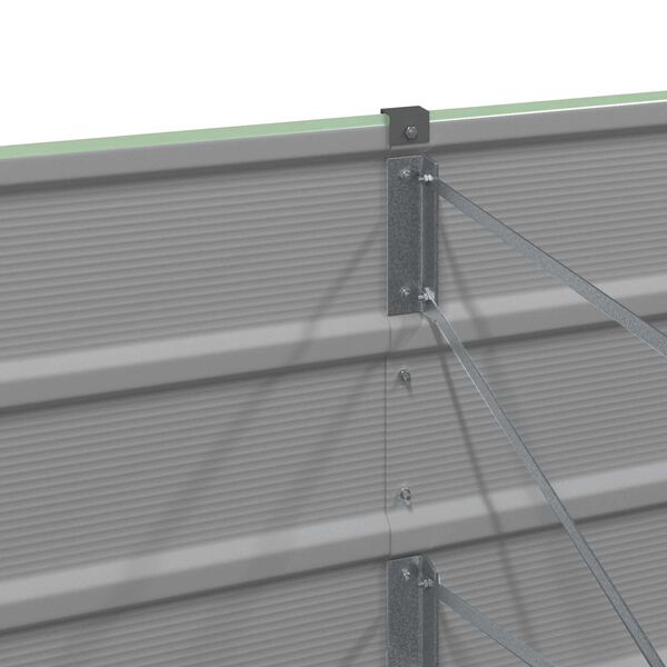 vidaXL Sadilica Zelena 400 x 80 x 45 cm Čelik