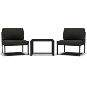 vidaXL 3-dijelni set vrtnih sofa s jastucima aluminijski antracit