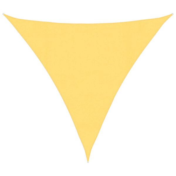 vidaXL Jedro za zaštitu od sunca 160 g/m² bež 4 x 4 x 4 m HDPE