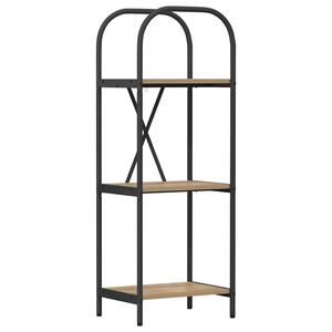 vidaXL Polica 3 razina 40 x 30 x 109 cm Konstruirano drvo