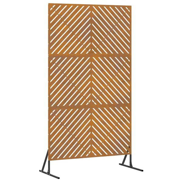 vidaXL Zaslon za privatnost Siva 100 x 50 x 180 cm Čelik