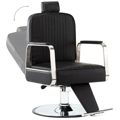 vidaXL Profesionalna brijačka stolica od umjetne kože crna