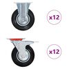 vidaXL Kotačići 24 kom 125 mm