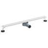 vidaXL 360&deg; Odvod za tu&scaron;iranje s tankim modelom Srebrna 80 cm