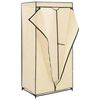 282439 vidaXL Wardrobe Cream 75x50x160 cm