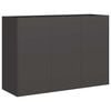 vidaXL Sadilica crna 120x40x80 cm od hladno valjanog čelika