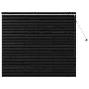 vidaXL Venecijanska roleta Crna 125 x 130 cm 35 mm