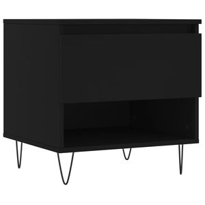 vidaXL Stolić za kavu crni 50 x 46 x 50 cm od konstruiranog drva