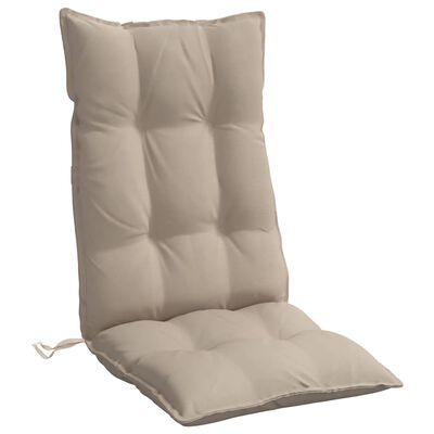 vidaXL Jastuci za stolicu s visokim naslonom 6 kom smeđesivi tkanina