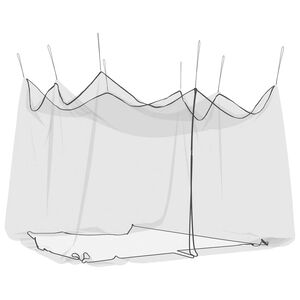 vidaXL Mreža protiv komaraca za vanjsku upotrebu 220 mreža crna 300x300x250 cm