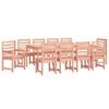 vidaXL 11-dijelni vrtni blagovaonski set od masivnog drva duglazije