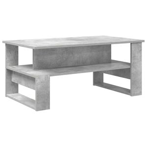 vidaXL Kava Stol Betonski sivi 90 x 50 x 40 cm Konstruirano drvo