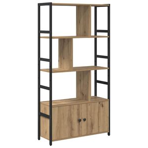 vidaXL Polica 80 x 30 x 155,5 cm Konstruirano drvo Umjetnički hrast