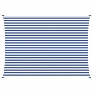 vidaXL Jedro za sunce Plava i bijela 7 x 5 m 100% poliester Oxford