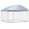 vidaXL Vanjski kavez za pse s krovom 200 x 200 x 135 cm