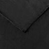 vidaXL Pokrivač Crna 130 x 150 cm Runo
