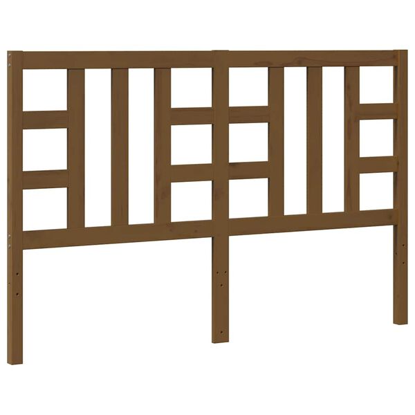 vidaXL Uzglavlje za krevet boja meda 166 x 4 x 100 cm masivna borovina